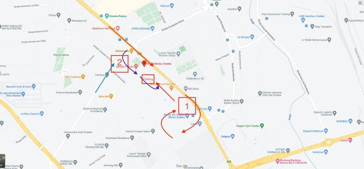 Apartament Spatios In Oradea Bagian luar foto
